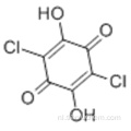 2,5-cyclohexadieen-1,4-dion, 2,5-dichloor-3,6-dihydroxy CAS 87-88-7